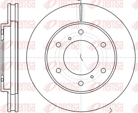 Remsa 61118.10 - Bremsscheibe www.parts5.com