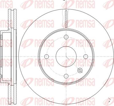 Remsa 61181.10 - Brake Disc www.parts5.com