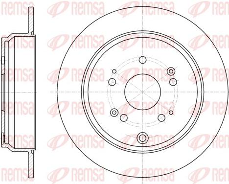 Remsa 61174.00 - Tarcza hamulcowa www.parts5.com