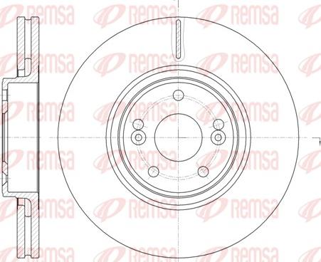 Remsa 61171.10 - Disque de frein www.parts5.com