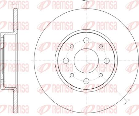 Remsa 61390.00 - Disc frana www.parts5.com