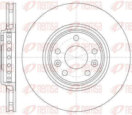 Remsa 61345.10 - Kočioni disk www.parts5.com