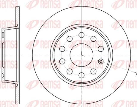 Remsa 61340.00 - Fren diski www.parts5.com