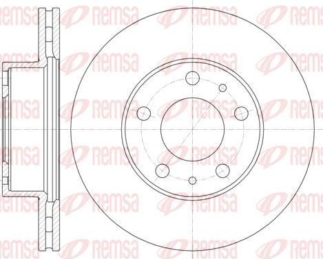 Remsa 61351.10 - Disc frana www.parts5.com