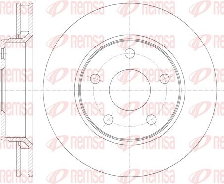 Remsa 61367.10 - Тормозной диск www.parts5.com