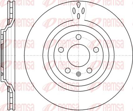 Remsa 61309.10 - Disc frana www.parts5.com