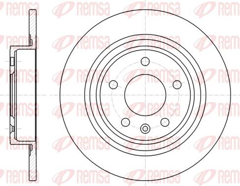 Remsa 61315.00 - Disco de freno parts5.com