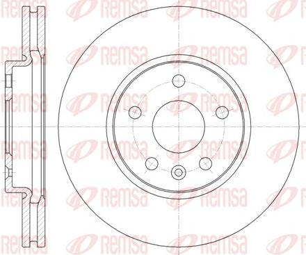 Remsa 61313.10 - Brake Disc parts5.com