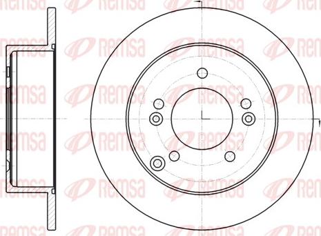 Remsa 61293.00 - Brake Disc www.parts5.com