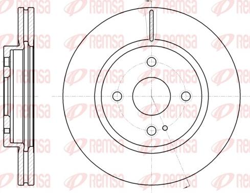 Remsa 61266.10 - Brake Disc www.parts5.com