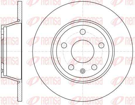 Remsa 61214.00 - Bremsscheibe www.parts5.com