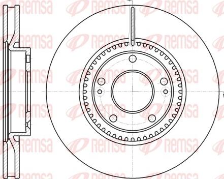 Remsa 61217.10 - Disco de freno www.parts5.com