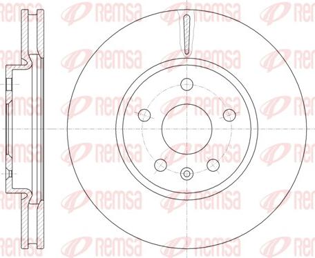 Remsa 61286.10 - Brake Disc www.parts5.com