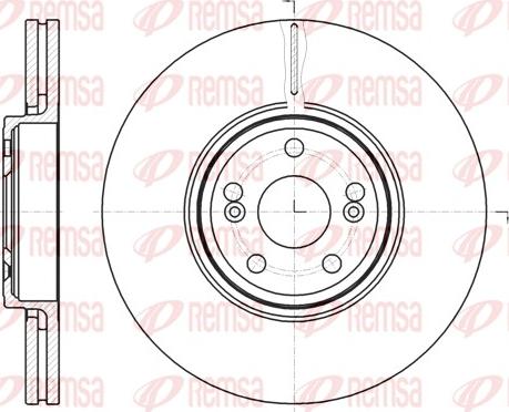 Remsa 61234.10 - Тормозной диск www.parts5.com