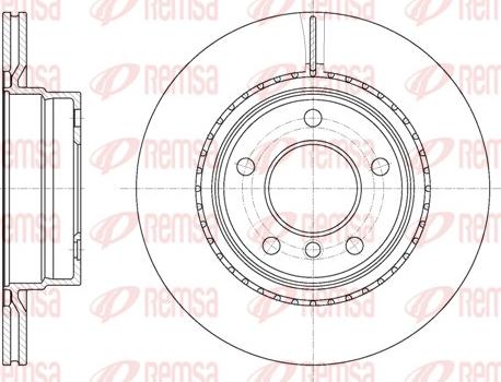 Remsa 61231.10 - Disc frana www.parts5.com