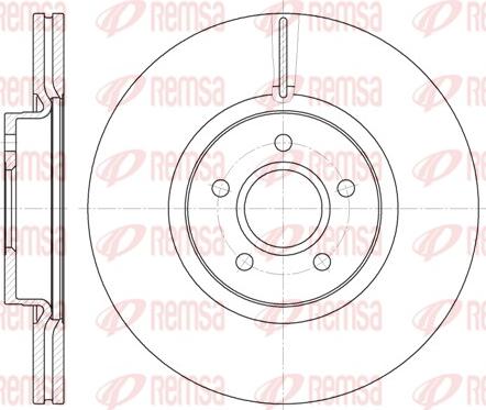 Remsa 61223.10 - Спирачен диск www.parts5.com