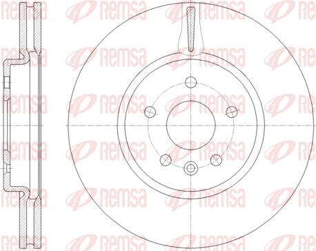 Remsa 61794.10 - Brake Disc www.parts5.com