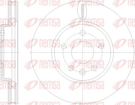 Remsa 61793.10 - Disc frana www.parts5.com