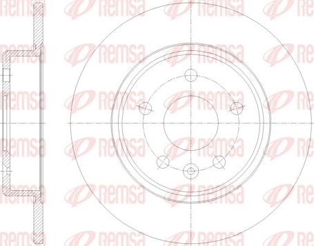 Remsa 61792.00 - Brake Disc www.parts5.com