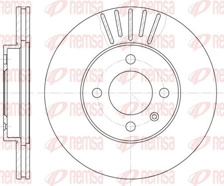 Remsa 6175.10 - Disc frana www.parts5.com