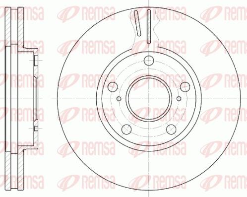 Remsa 6842.10 - Brake Disc www.parts5.com