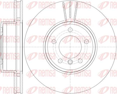 Remsa 6853.10 - Brake Disc www.parts5.com