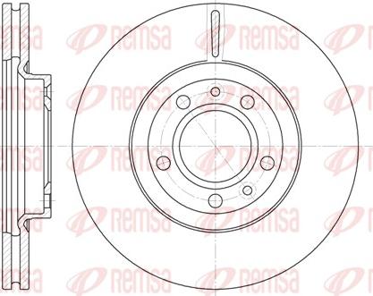 Remsa 6869.10 - Brake Disc www.parts5.com