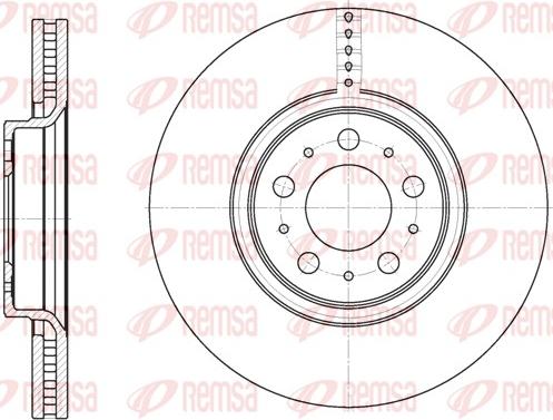 Remsa 6866.10 - Disc frana www.parts5.com