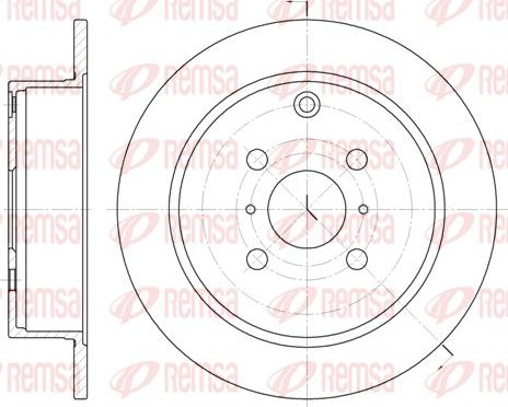 Remsa 6805.00 - Disco de freno www.parts5.com