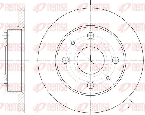 Remsa 6830.00 - Disc frana www.parts5.com