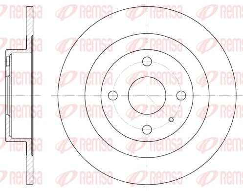 Remsa 6833.00 - Disc frana www.parts5.com