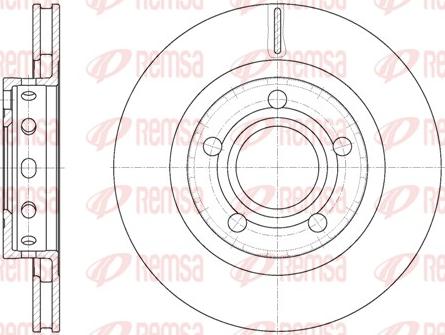 Remsa 6822.10 - Brake Disc www.parts5.com