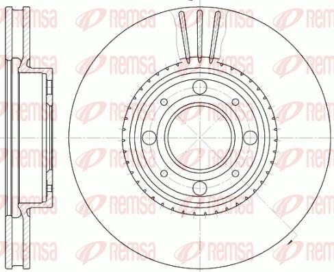 Remsa 6303.10 - Brake Disc parts5.com