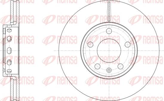 Remsa 6328.10 - Féktárcsa www.parts5.com