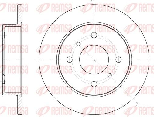 Remsa 6200.00 - Brake Disc www.parts5.com