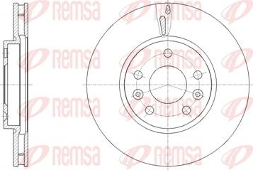 Remsa 62130.10 - Disc frana www.parts5.com