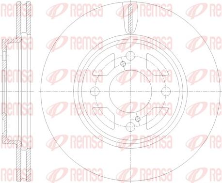 Remsa 62120.10 - Brake Disc www.parts5.com