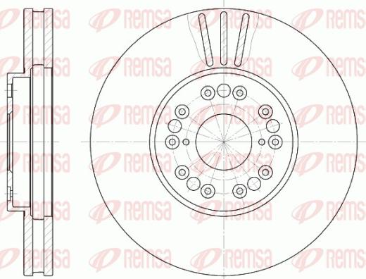 Remsa 6793.10 - Brake Disc www.parts5.com