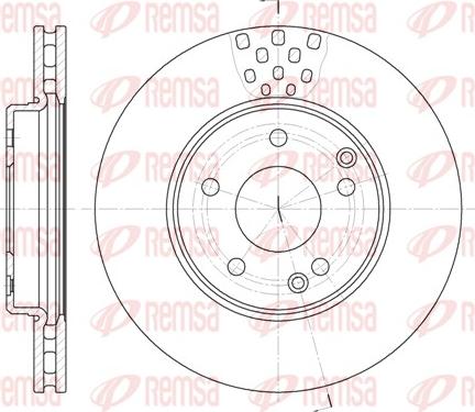 Remsa 6751.10 - Brake Disc www.parts5.com