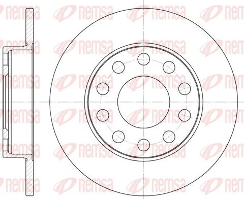 Remsa 6753.00 - Δισκόπλακα www.parts5.com