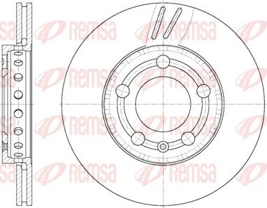 Remsa 6709.10 - Brake Disc www.parts5.com