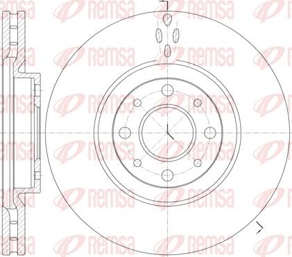 Remsa 6734.10 - Disc frana www.parts5.com