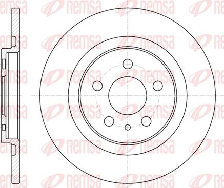 Remsa 6736.00 - Disc frana www.parts5.com