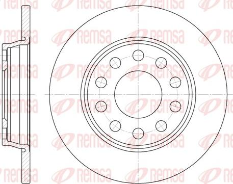 Remsa 6731.00 - Brake Disc parts5.com