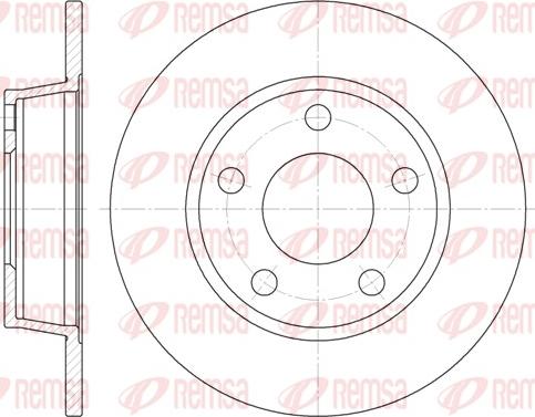 Remsa 6723.00 - Brake Disc parts5.com