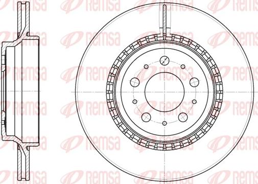 Remsa 6777.10 - Brake Disc www.parts5.com