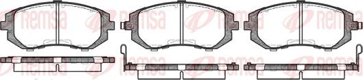 Remsa 0951.02 - Brake Pad Set, disc brake www.parts5.com