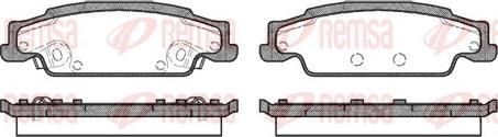 Remsa 0952.02 - Brake Pad Set, disc brake www.parts5.com