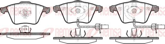 Remsa 0964.12 - Fékbetétkészlet, tárcsafék www.parts5.com