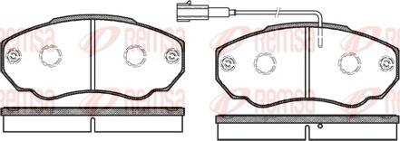 Remsa 0960.01 - Σετ τακάκια, δισκόφρενα www.parts5.com